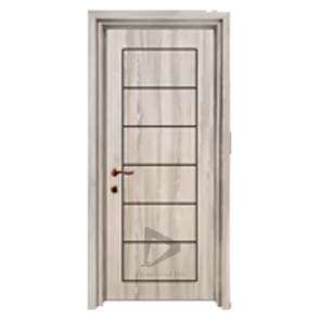 درب پلی وود با چهارچوب عرض 90-110 cm مدل 147-K