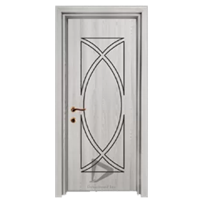 درب پلی وود با چهارچوب عرض 90-110 cm مدل 167-K