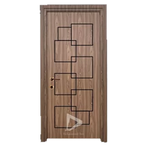 درب پلی وود با چهارچوب عرض 90-110 cm مدل 190-K
