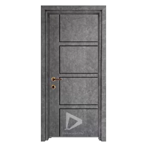 درب پلی وود با چهارچوب عرض 90-110 cm مدل 235-K