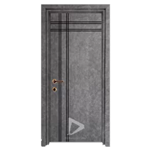درب پلی وود با چهارچوب عرض 90-110 cm مدل 106-K
