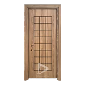 درب پلی وود با چهارچوب عرض 90-110 cm مدل 112-K