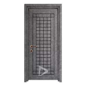 درب پلی وود با چهارچوب عرض 90-110 cm مدل 120-K