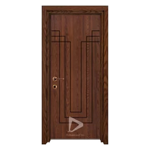 درب پلی وود با چهارچوب عرض 90-110 cm مدل 156-K