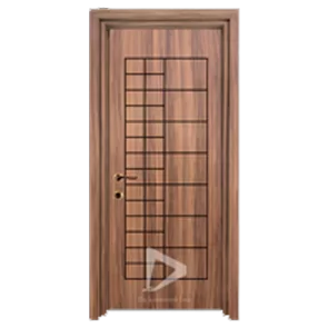 درب پلی وود با چهارچوب عرض 90-110 cm مدل 124-K