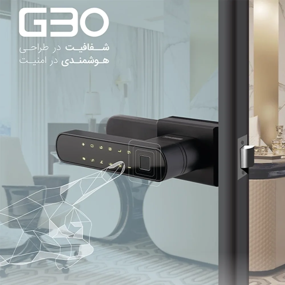 حسگر اثر انگشت دستگیره هوشمند HTN مدل G30